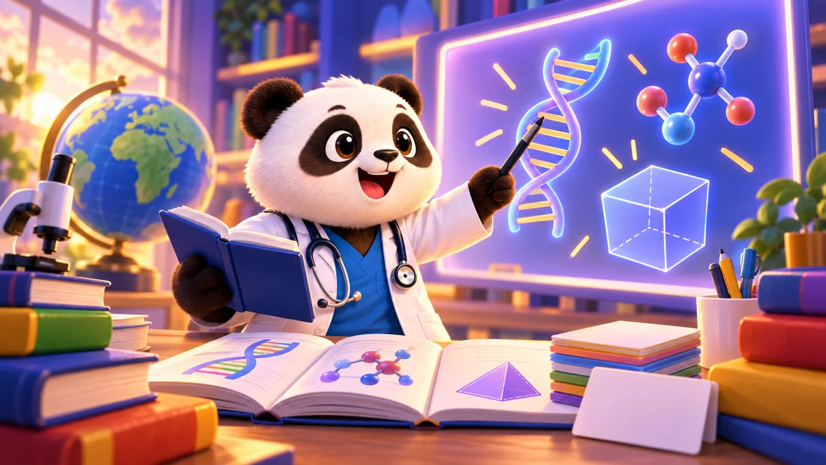 Dr. Pando teaching an intensive science lesson — 4-Month Intensive