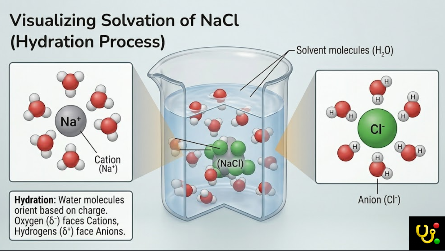 Solvation of NaCl